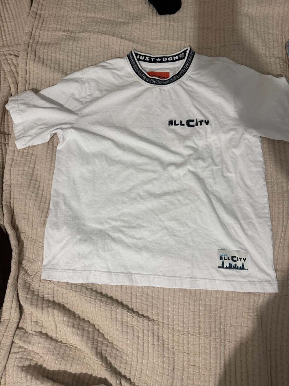 Just Don All City Chicago Skyline T-Shirt Size L/G